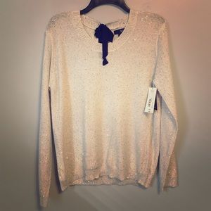 Sparkly Silver Sweater
